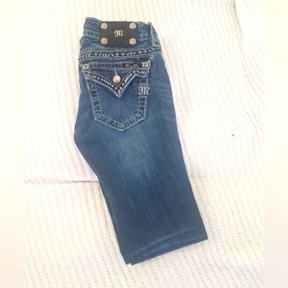 Miss Me Signature Rise Skinny Jean Size 24